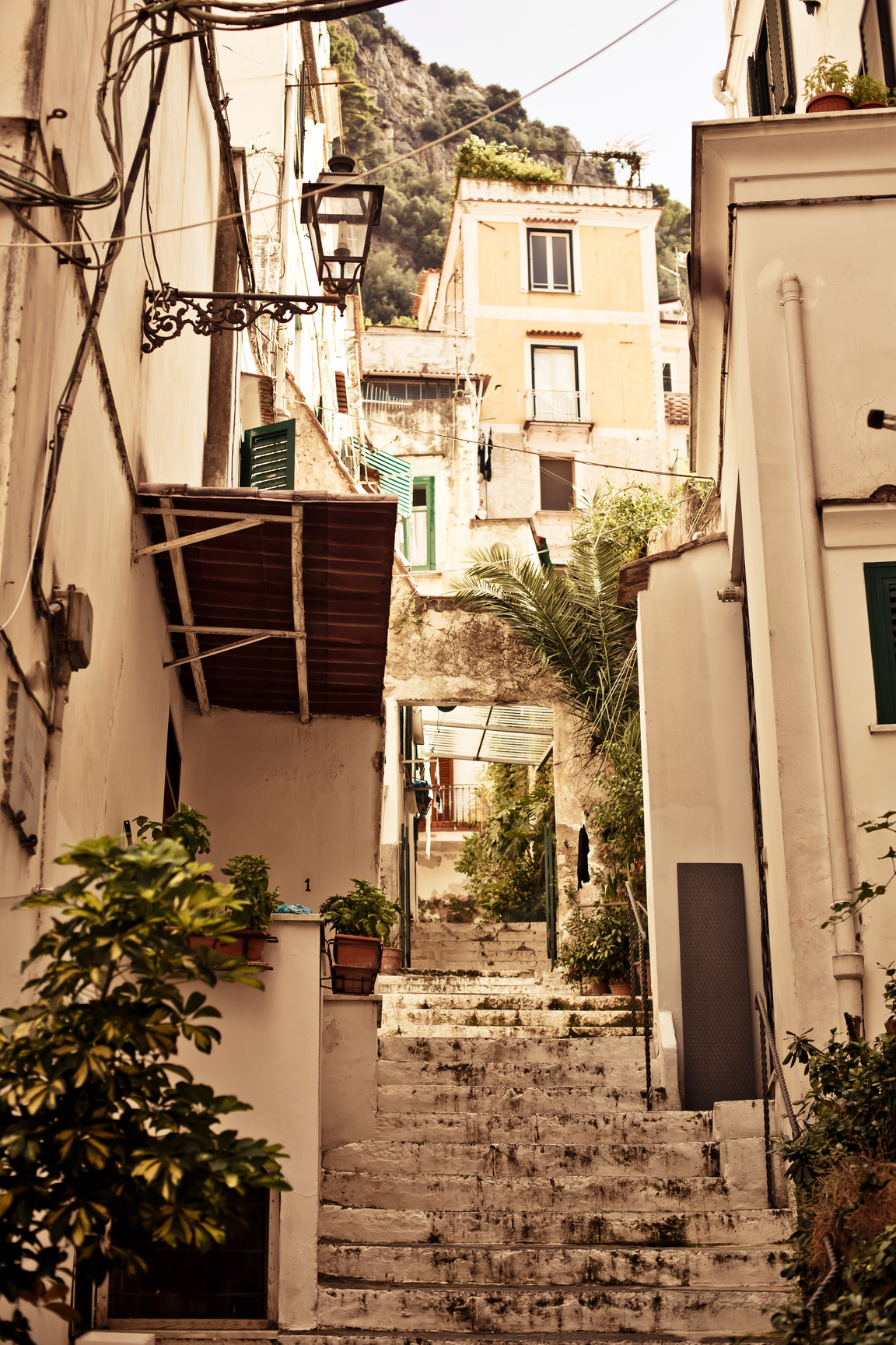 Amalfi backyard lifestyle, Italy.